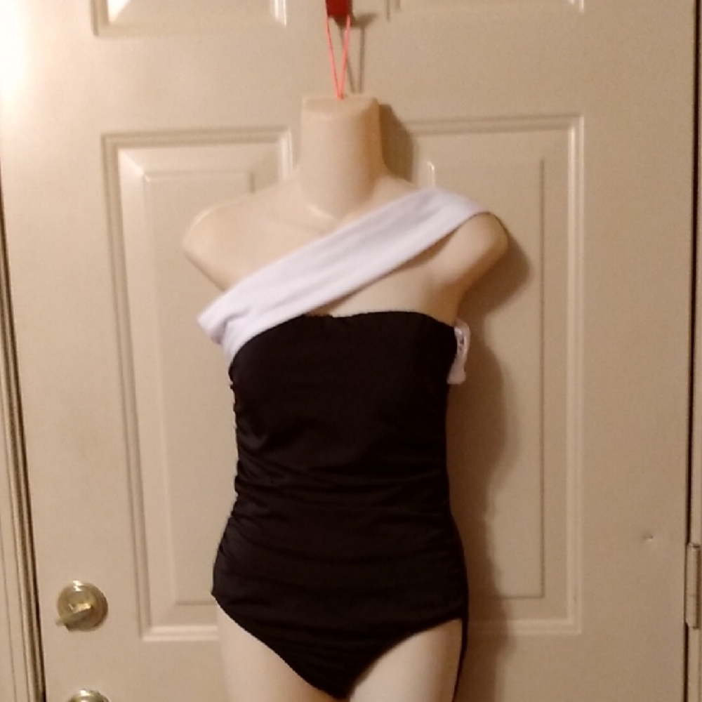 Venus Black White Goddess Pinup Swimsuit